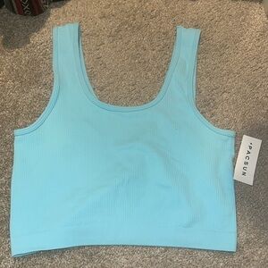 nwt blue tank top